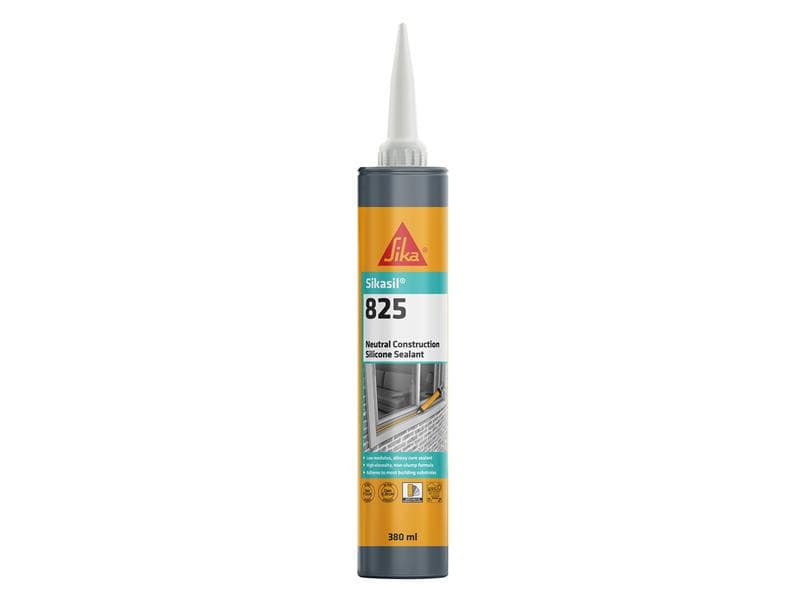 Everbuild Sika 835413 Sikasil®-825 Silicone Sealant Portland Stone 380Ml