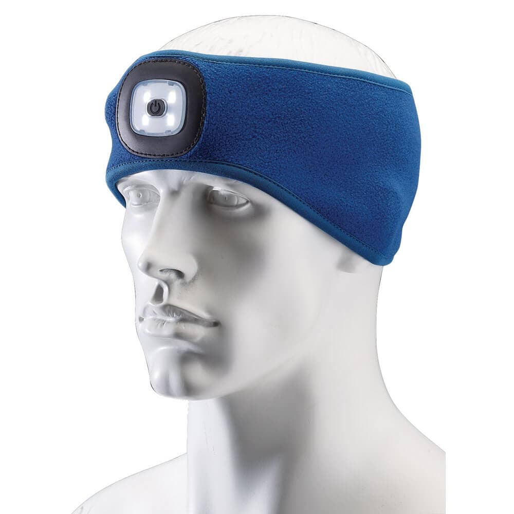 Draper 95171 Headband With Usb Rechargeable Led Torch 1W Blue One Size each 1