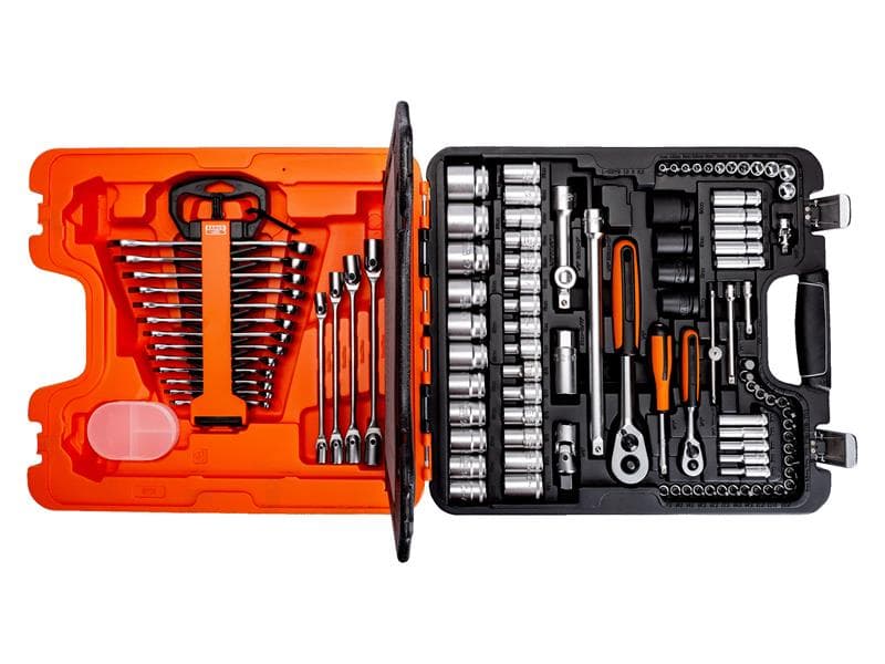 Bahco S108 S108 1/4In & 1/2In Drive Socket & Combination Spanner Set 108 Piece