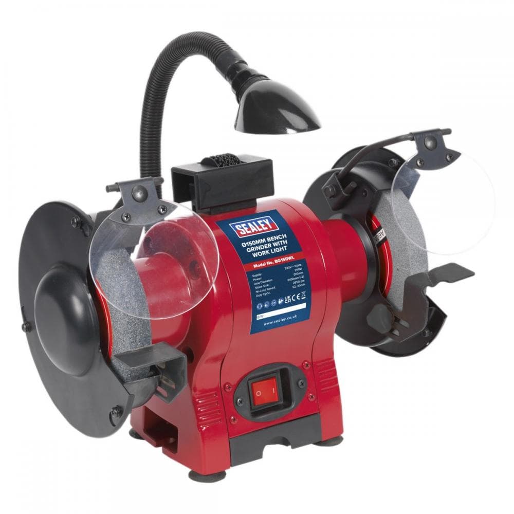 Sealey BG150WL Bench Grinder Ø150Mm With Worklight 250W/230V