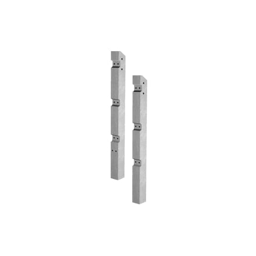 2515mm x 110mm x 100mm Supreme Concrete Fence Post Recessed Inter - Pack of 25