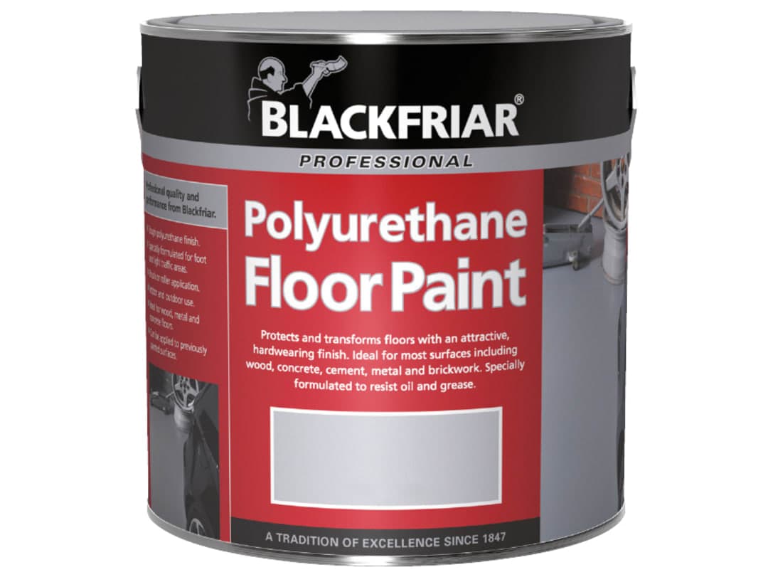 Blackfriar Polyurethane Floor Paint Red 500ml BF2000001E1