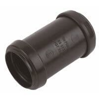 FloPlast Push Fit Waste Coupling - 40mm Black