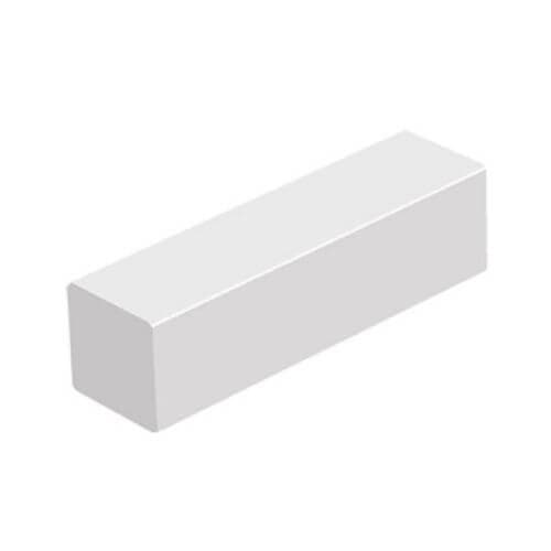 PVC Square Section - 15mm x 5mtr White