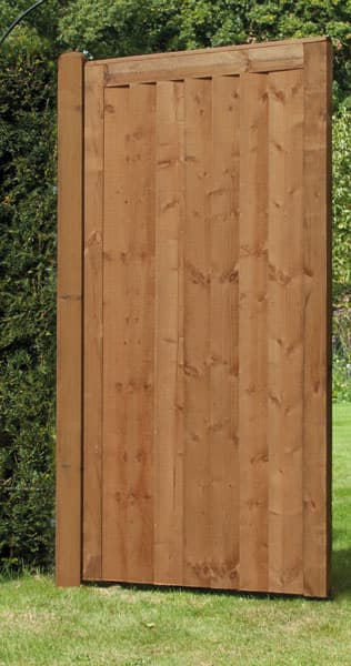 KDM Elite Featheredge Brown Gate
