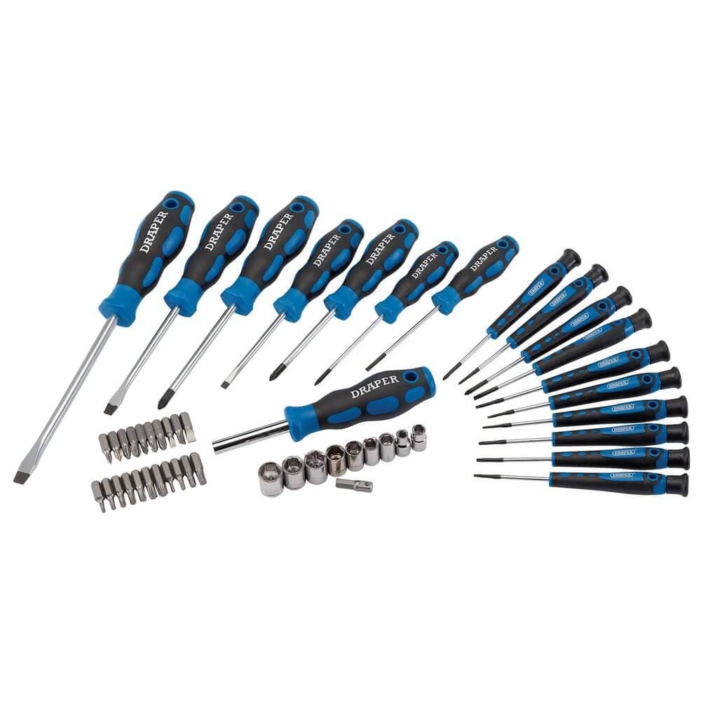 Draper 20721 Screwdriver Socket And Bit Set (49 Piece) each 1