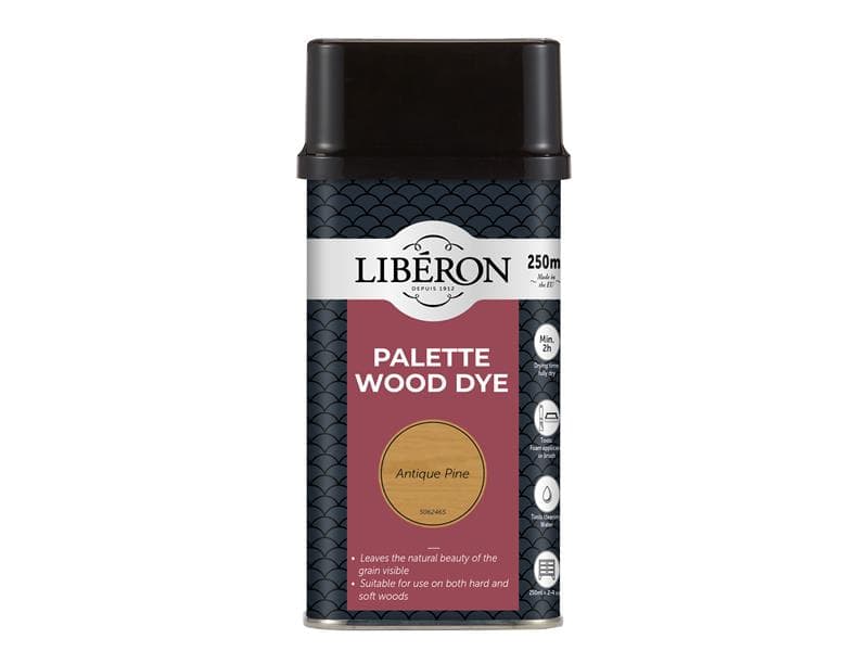 Liberon 014333 Palette Wood Dye Antique Pine 250Ml