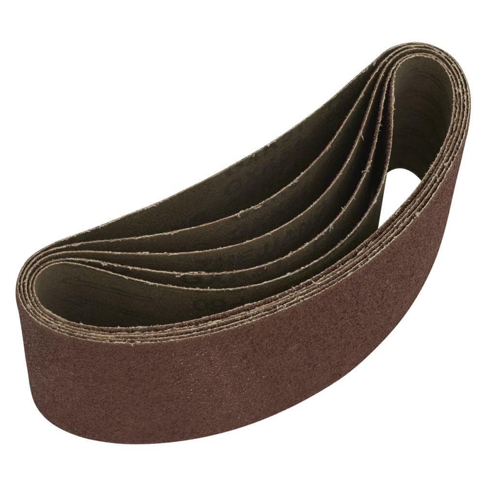 Sealey SB60457 Sanding Belt 76 X 457Mm 60Grit Pack Of 5