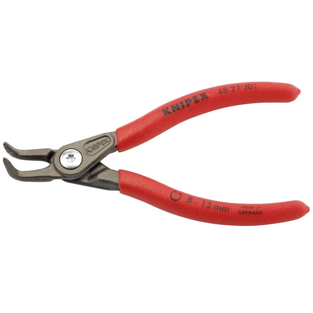 Knipex 75082 48 21 J01 90° Internal Straight Tip Circlip Pliers 8 - 13Mm Capacity 130Mm each