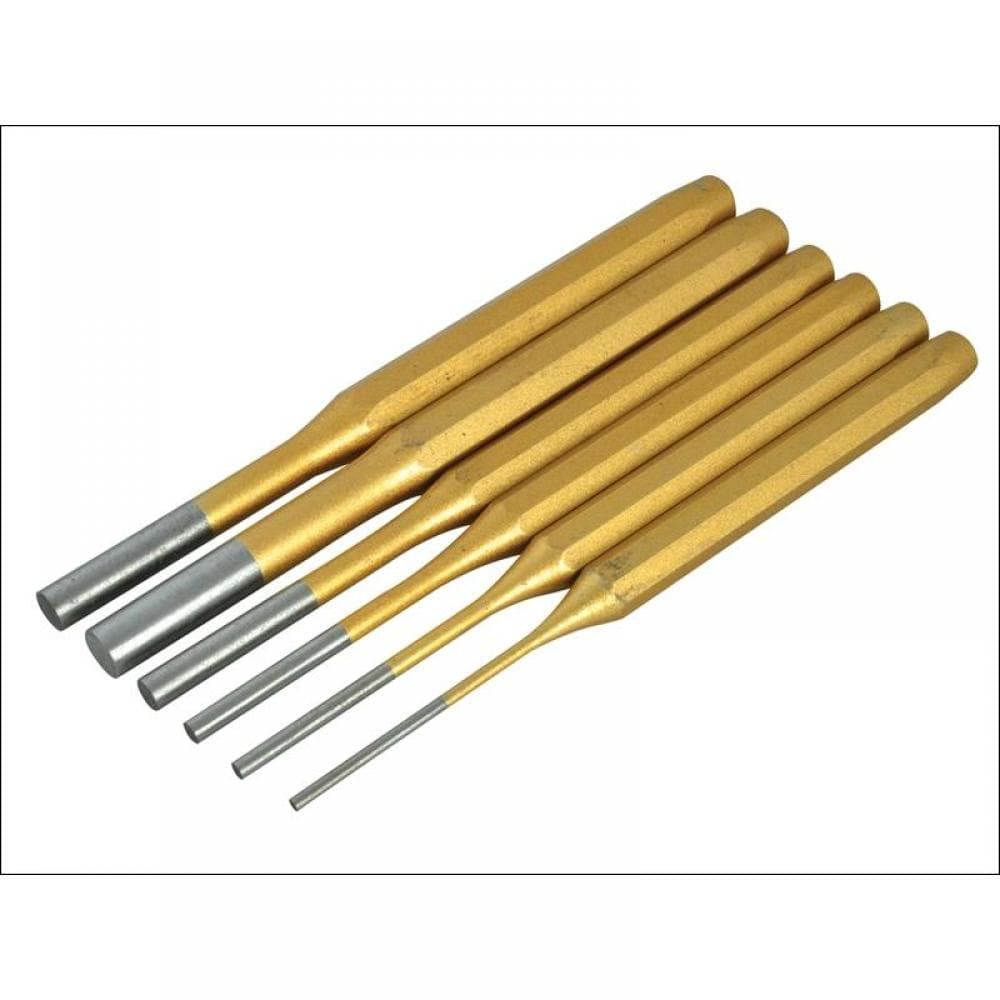 Bluespot Tools 22449 Gold Pin Punch Set 6 Piece