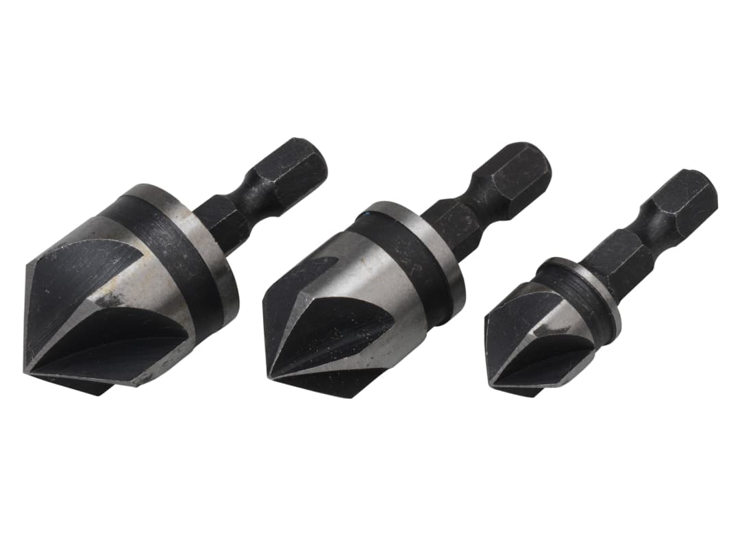 BlueSpot Tools Countersink Bit Set 3 Piece 20310