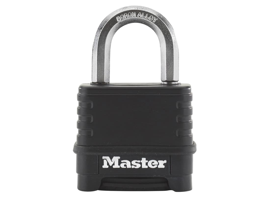 Master Lock Excell™ 4-Digit Black Finish Combination 50mm Padlock M178EURD