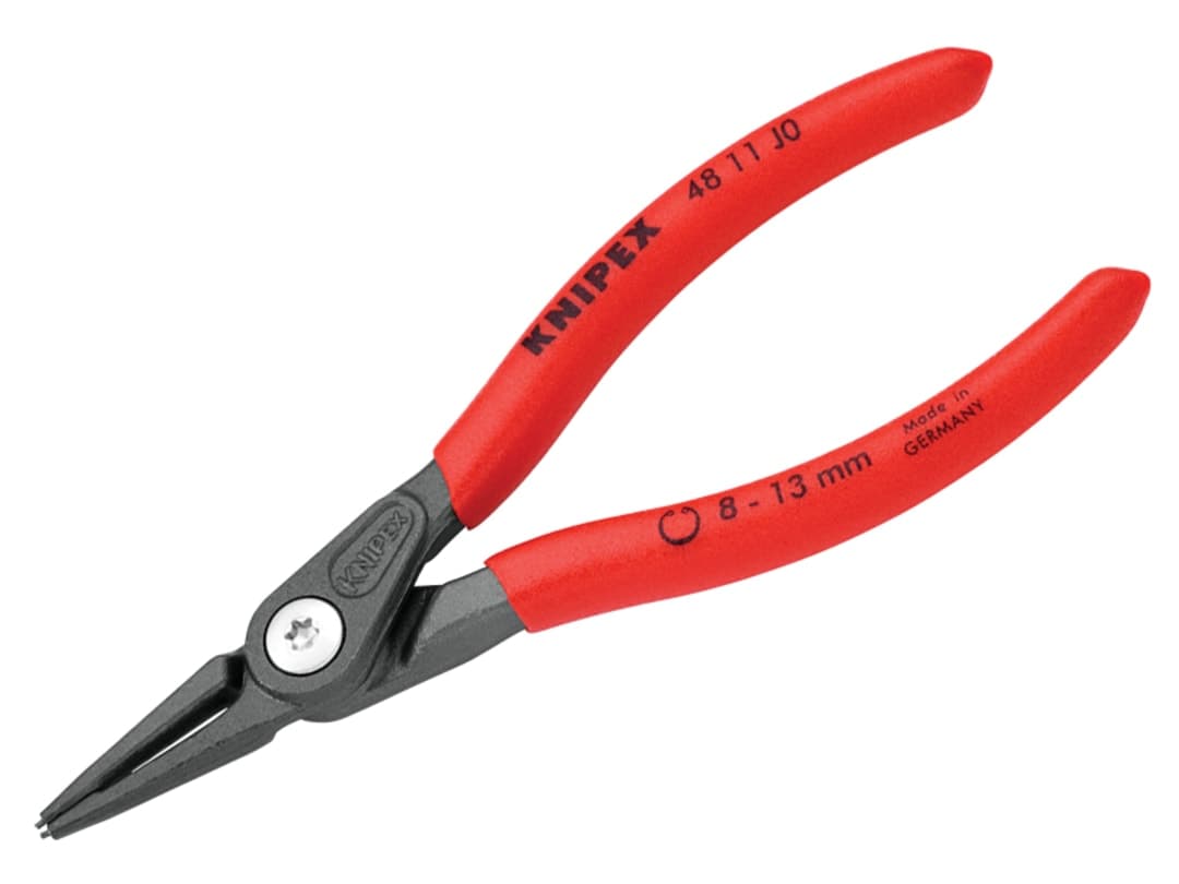 Knipex 48 11 J0 Precision Circlip Pliers Internal Straight 8-13mm 48 11 J0 SB