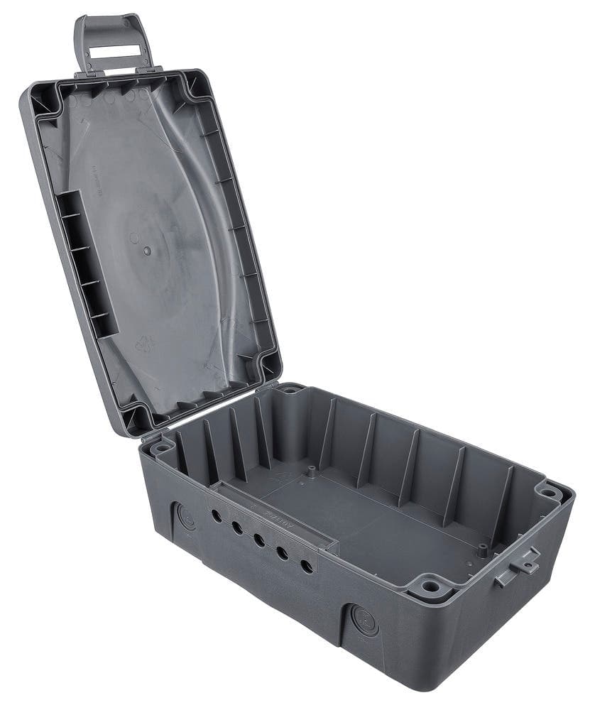 Outdoor Weatherproof Box for Electrical Appliances - IP54 - Grey