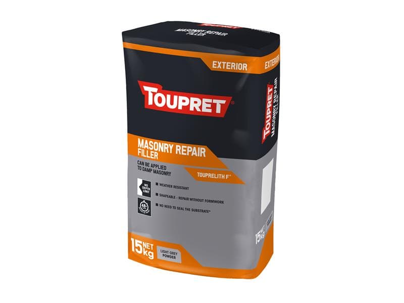 Toupret TTTHR15GB Exterior Masonry Repair Filler 15Kg
