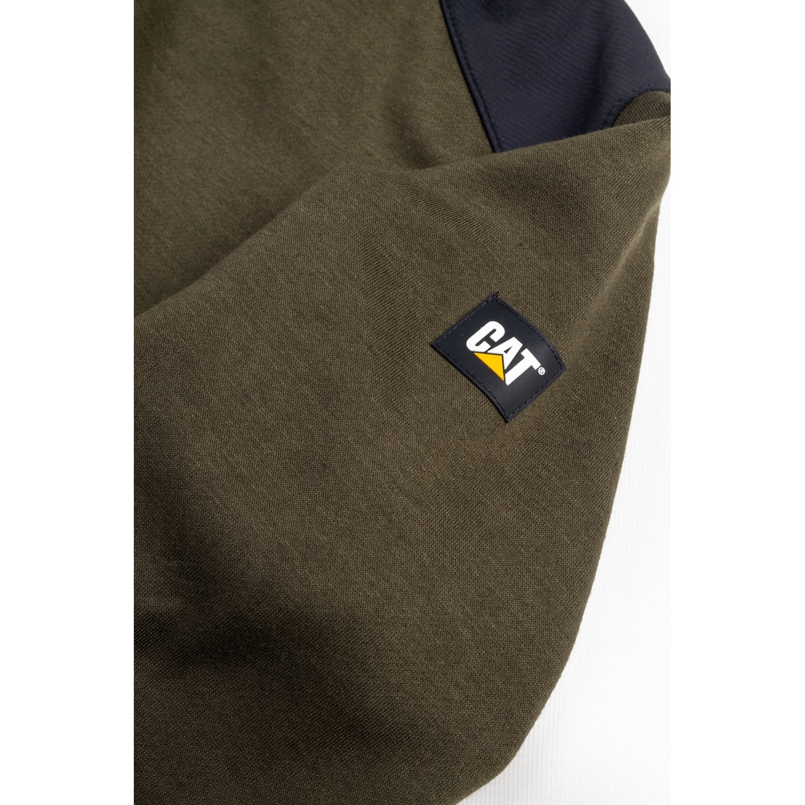 Caterpillar Essentials Hooded Sweatshirt Size Lge Moss 33810-57757-05