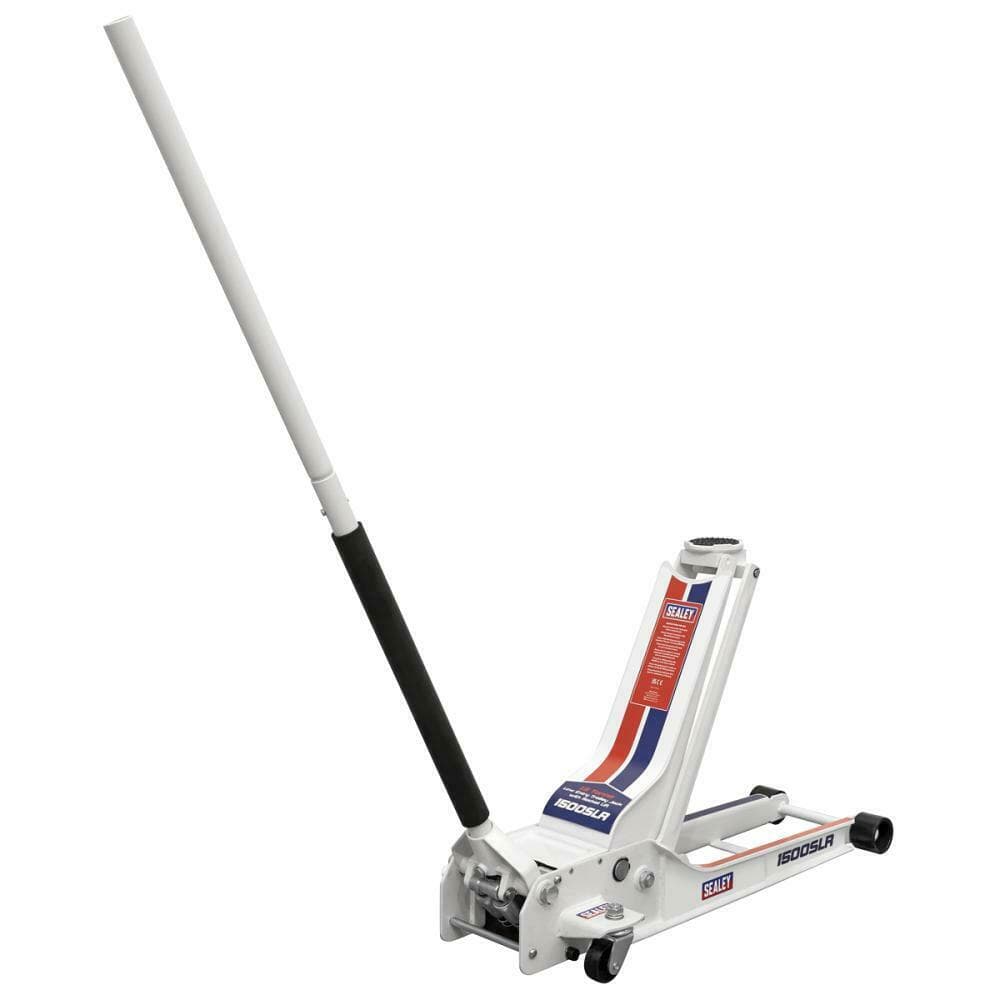 Sealey 1500SLR Trolley Jack 1.5 Tonne Low Profile Rocket Lift