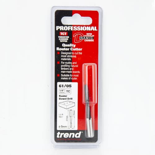 Trend Dowel Drill 5Mm Diameter Pk 1 61/05X1/4TC