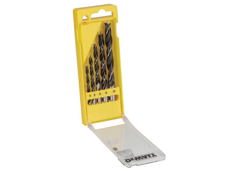 Dewalt DT4535-QZ Brad Point Drill Bit Set 5 Piece