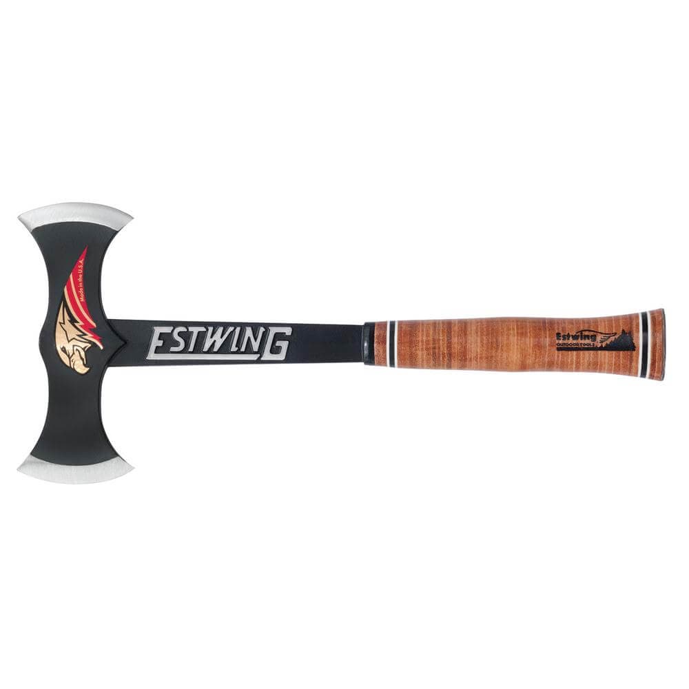 Estwing Edba Black Eagle Double Bit Axe With Leather Grip 17in Pk 1 24057