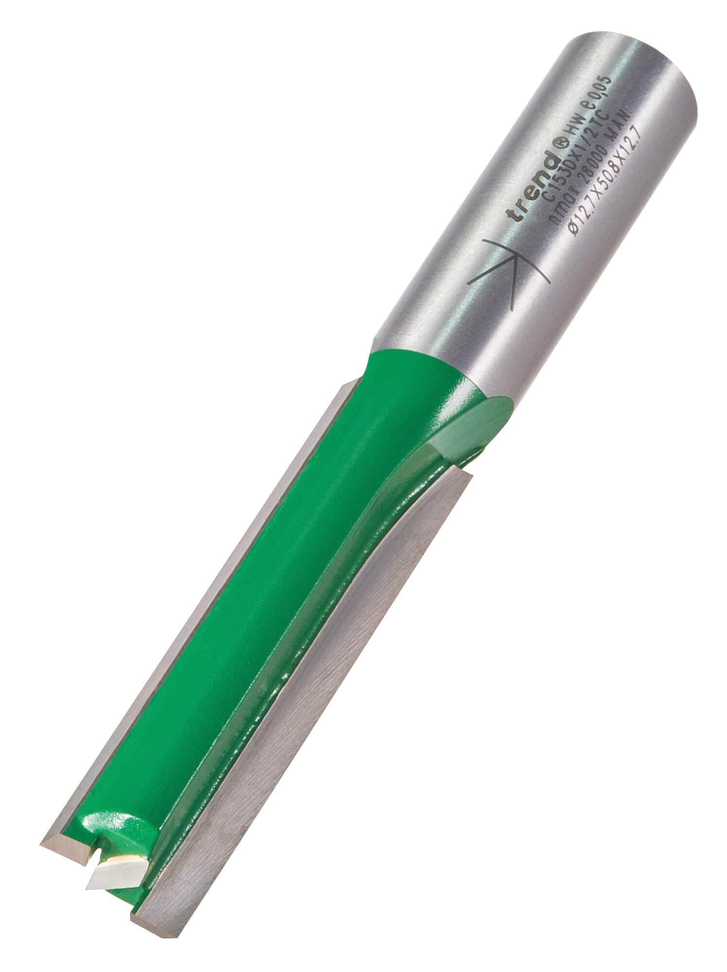 Trend Two Flute Cutter 12.7Mm Diameter Pk 1 C153DX1/2TC
