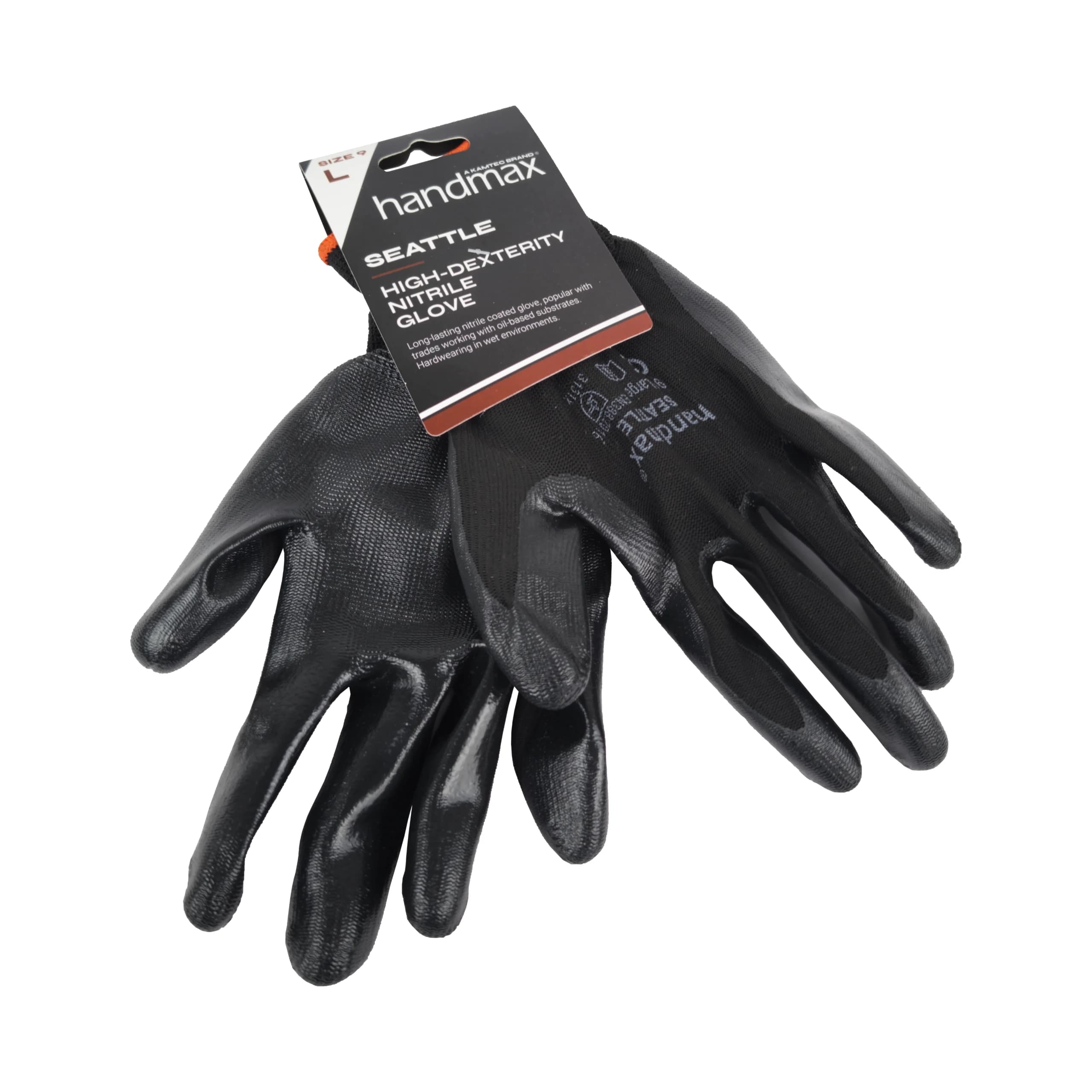 Handmax Seattle Foam Nitrile Gloves
