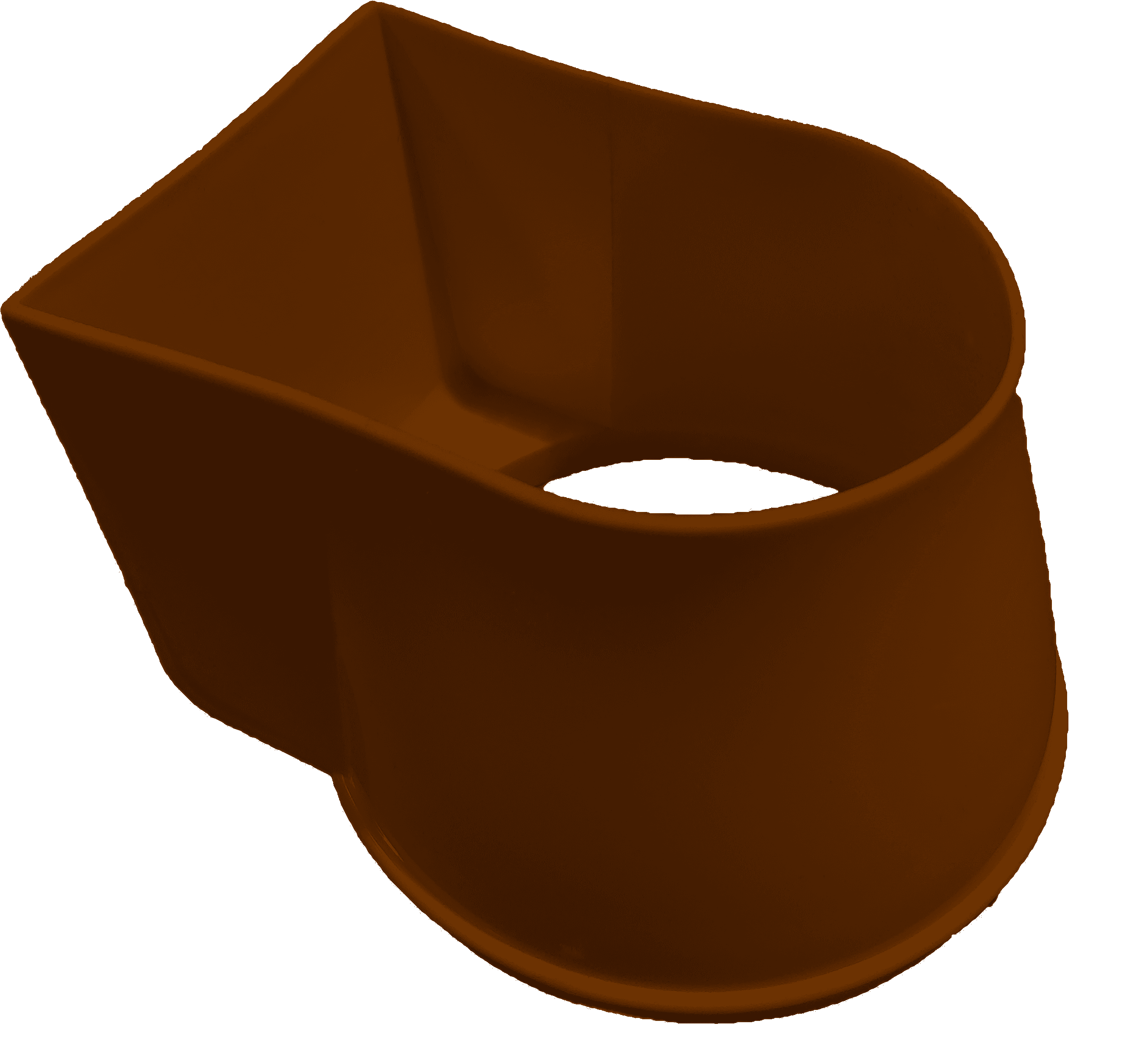 Gutter Mate Diverter & Filter - Top Only (Brown) Brown Original Organics
