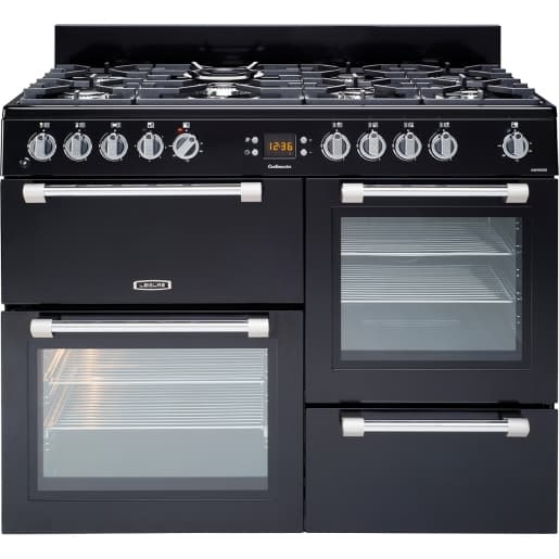 Leisure Cookmaster Dual Fuel Range Cooker Black 110cm - CK110F232K