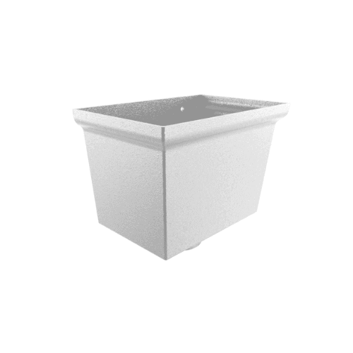 Cast Aluminium Round Centurian Small Hopper - 76mm PPC Finish