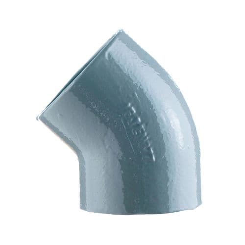 Halifax Cast Iron Drainage Short Radius Bend - 45 Degree x 100mm