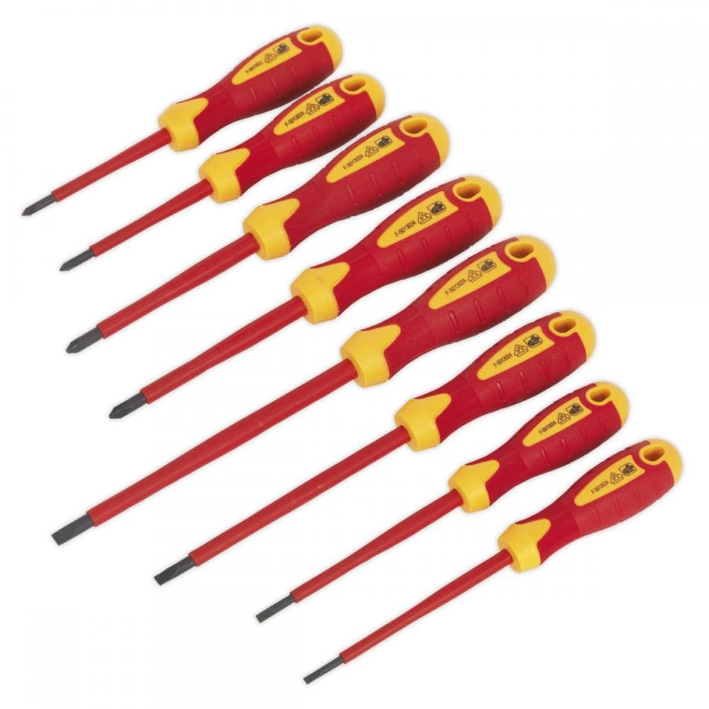 Sealey AK6124 Screwdriver Set 8Pc Vde Approved