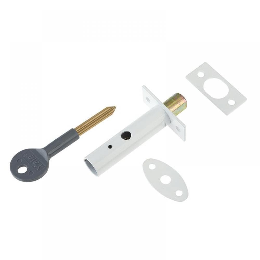 Yale Locks 720444045071 Pm444 Door Security Bolt White Finish Visi Of 1