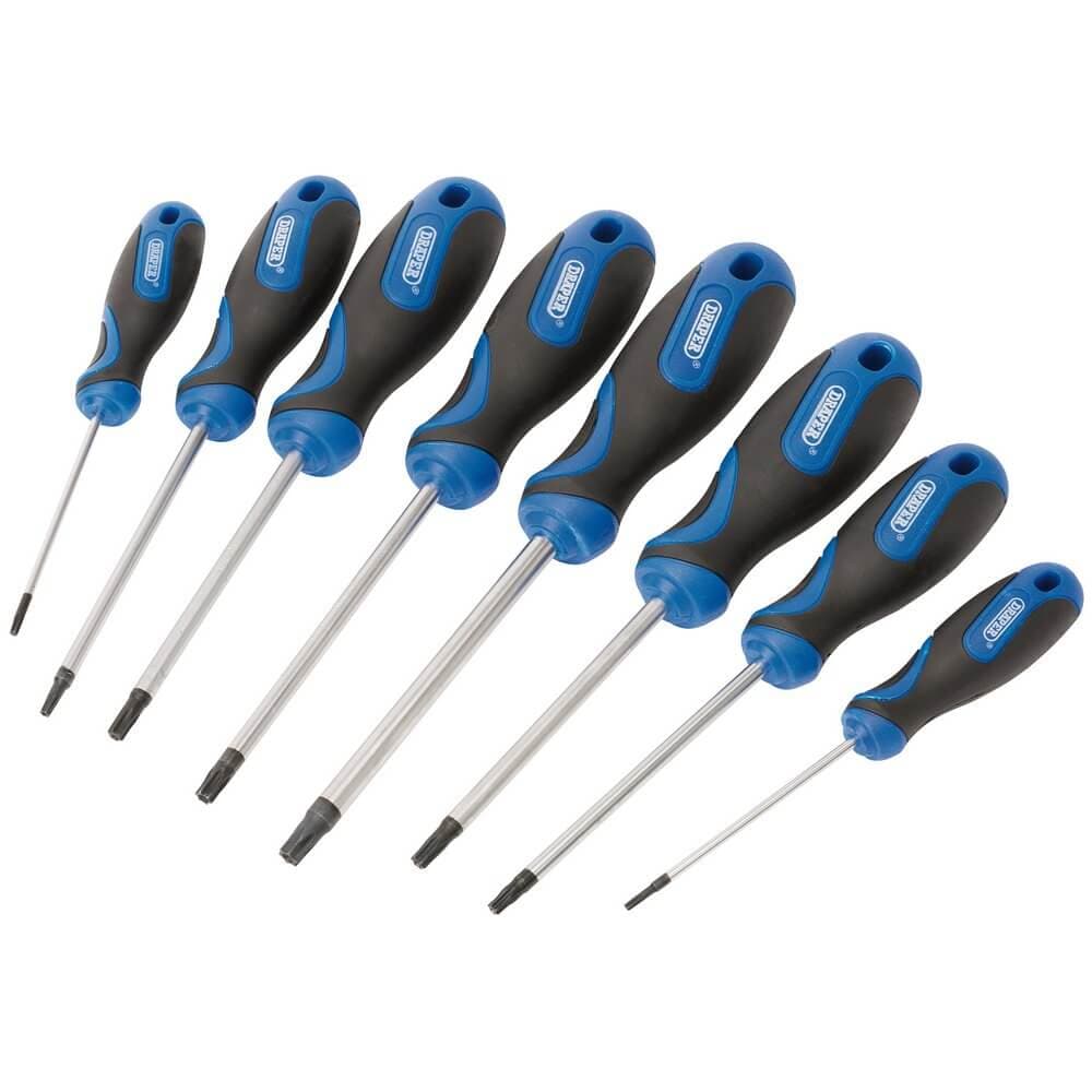 Draper 34251 Tx-Star® And Tx-Star® Security Soft Grip Screwdriver Set (8 Piece) per set