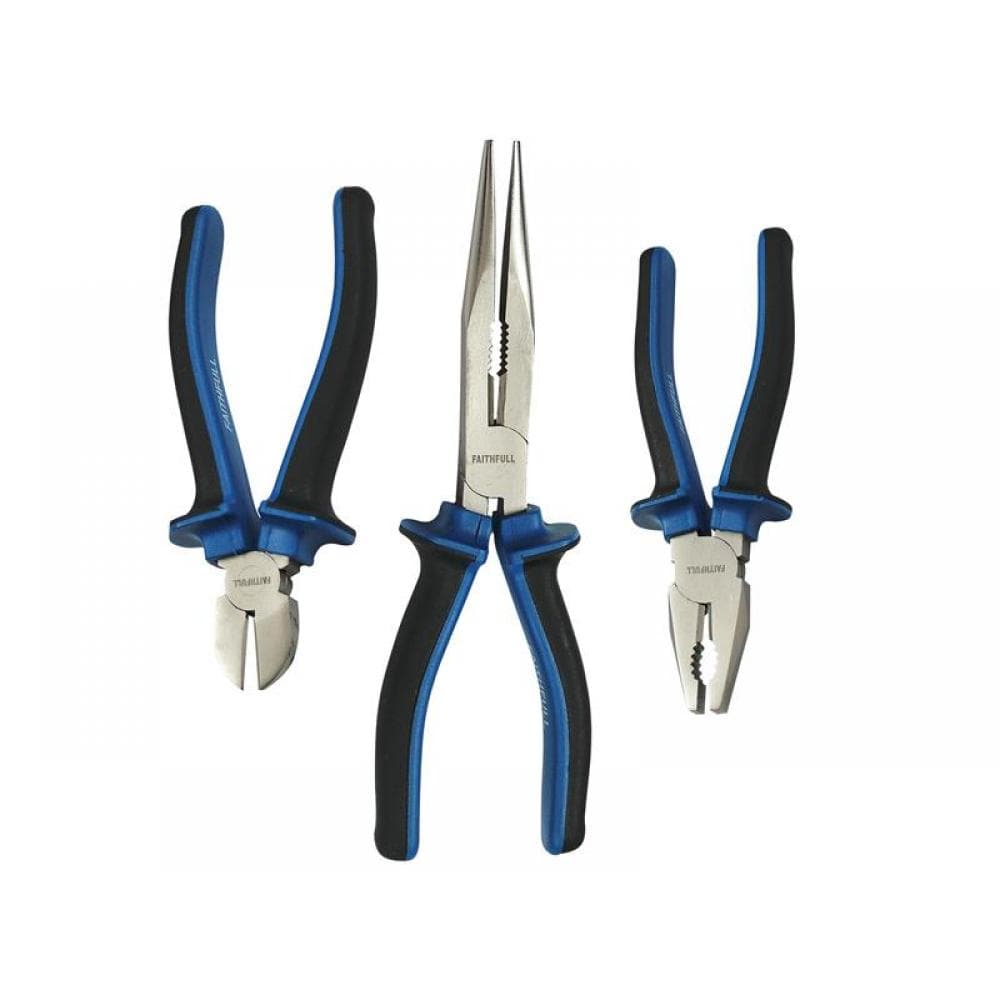 Faithfull Handyman Pliers Set 3 Piece