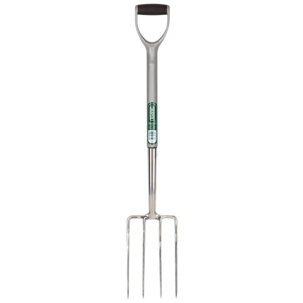 Draper 83755 Stainless Steel Garden Fork With Soft Grip Handle each