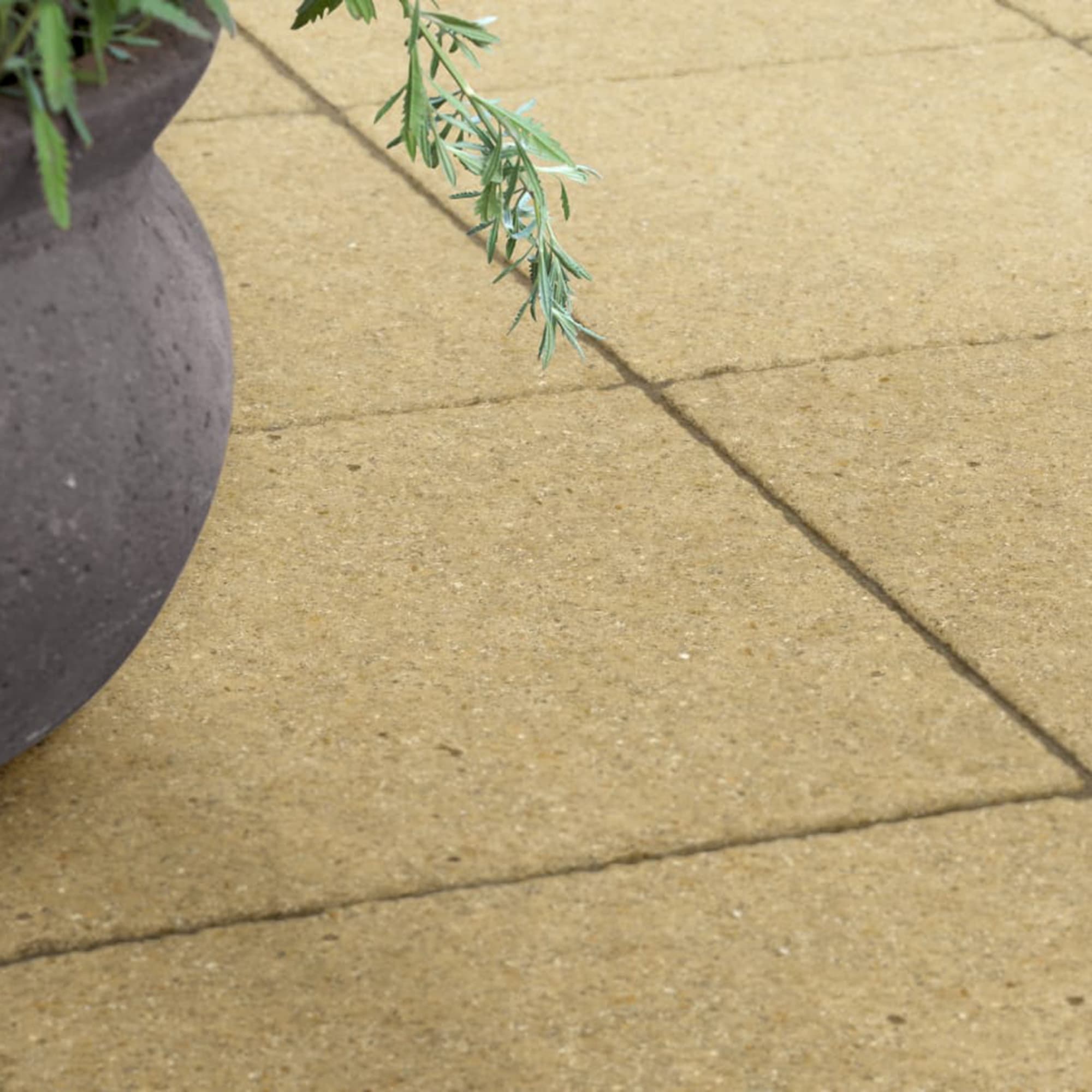 Marshalls Textured Utility Buff Paving 600x600x35mm