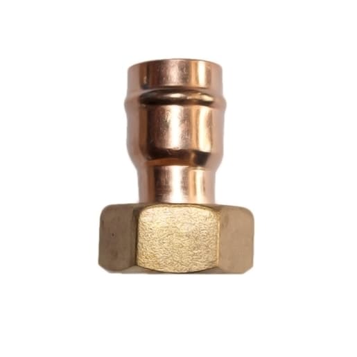 Solder Ring Fitting 15 mm x 1/2" Straight Tap Connector