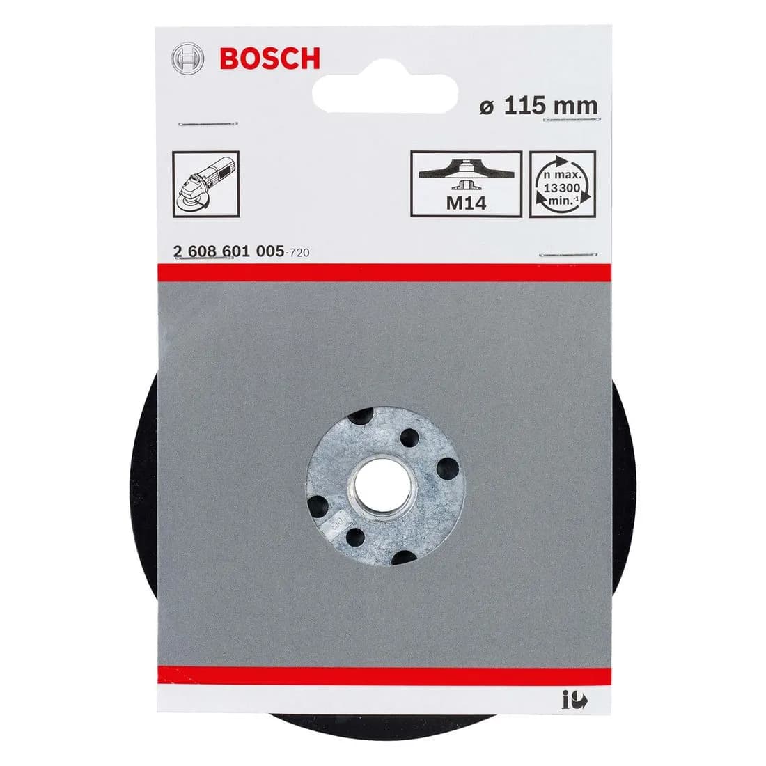 Backing Pad Rubber 115Mm Bosch