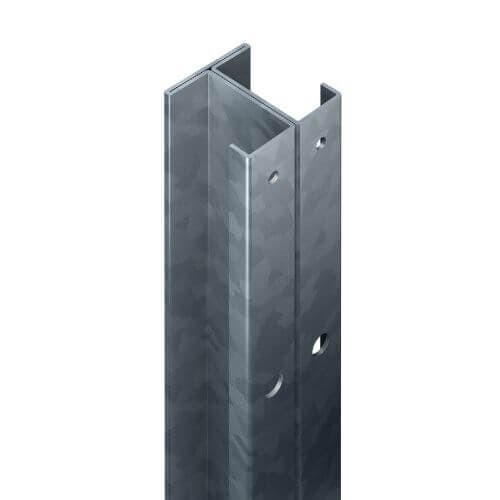 Durapost Commercial Fencing Post - 3000mm Galvanised