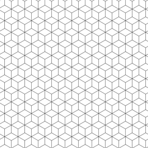 Acrylic Wall Panel - 1200mm x 2400mm x 4mm Geo Cube
