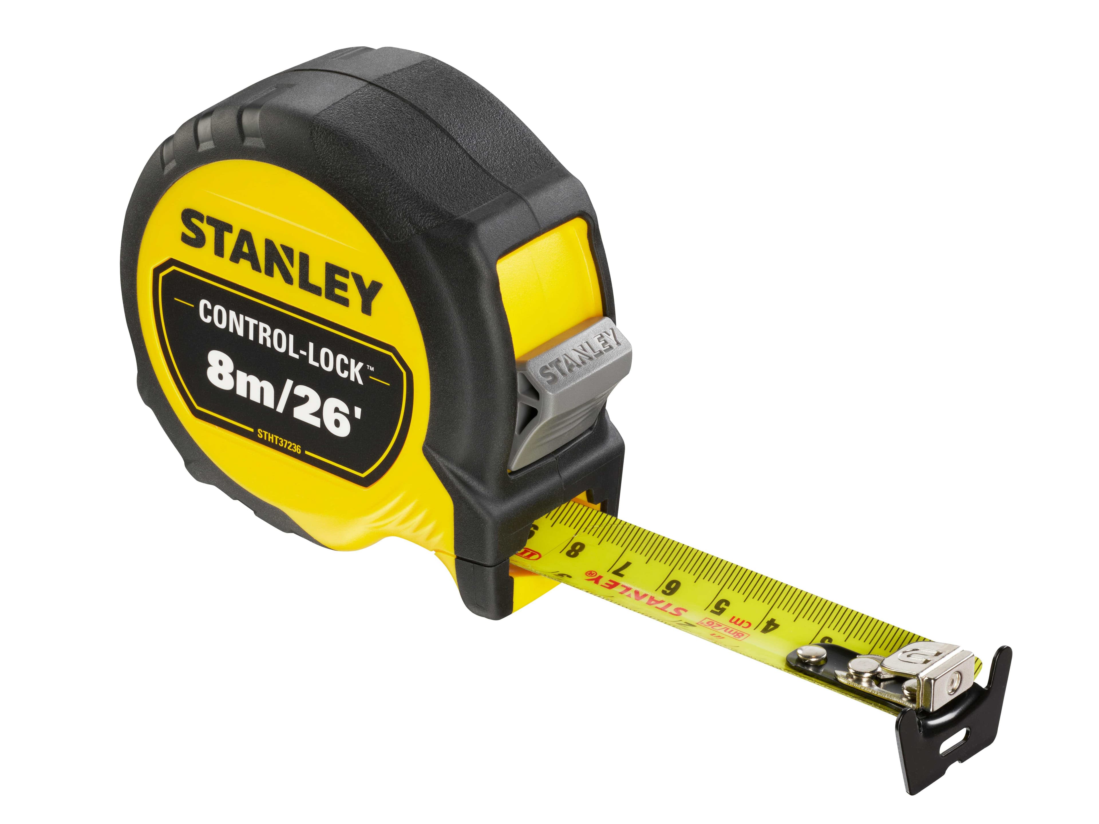 Stanley Pocket Tape Measure - Control-Lock - 8m x 25mm