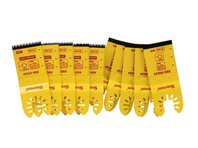 Starrett KSO-1000 Kso-1000 Specialist Oscillating Blade Set 10 Piece