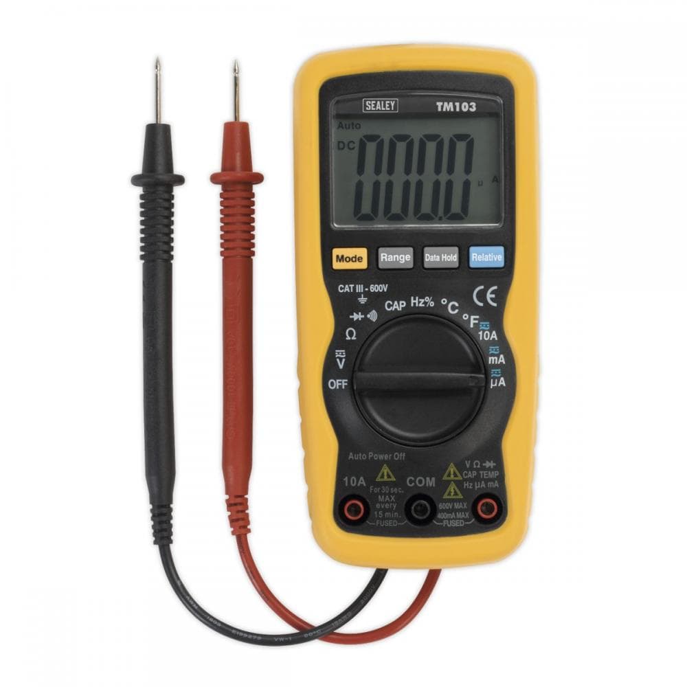 Sealey TM103 Professional Auto-Ranging Digital Multimeter - 11-Function