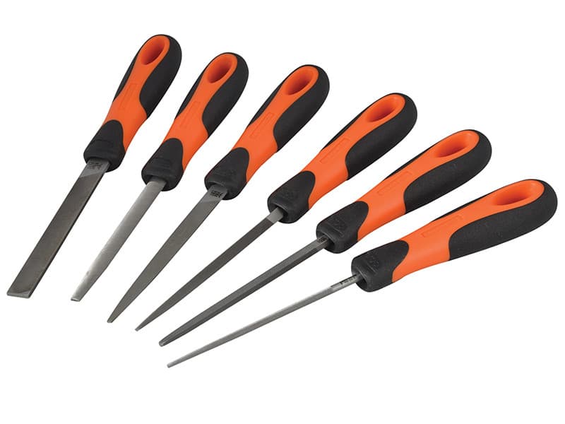 Bahco 1-476-04-3-2 1-476 Ergo™ File Set 6 Piece 100Mm (4In)