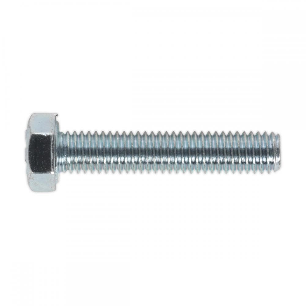 Sealey SS525 Ht Setscrew M5 X 25Mm 8.8 Zinc Pack Of 50