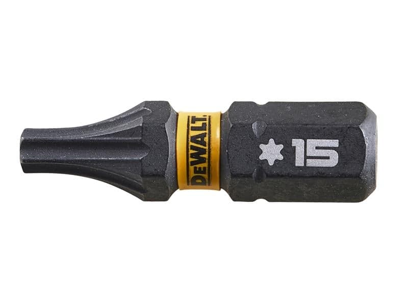 Dewalt Power Tools DT7380T-QZ Extreme Flextorq Bits T15 X 25Mm (Pack 5)