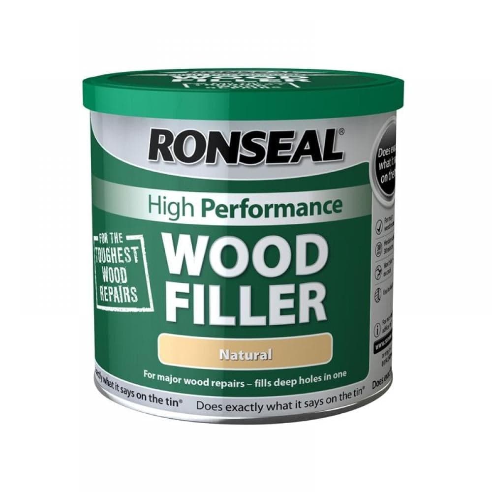 Ronseal 35304 High-Performance Wood Filler Natural 550G