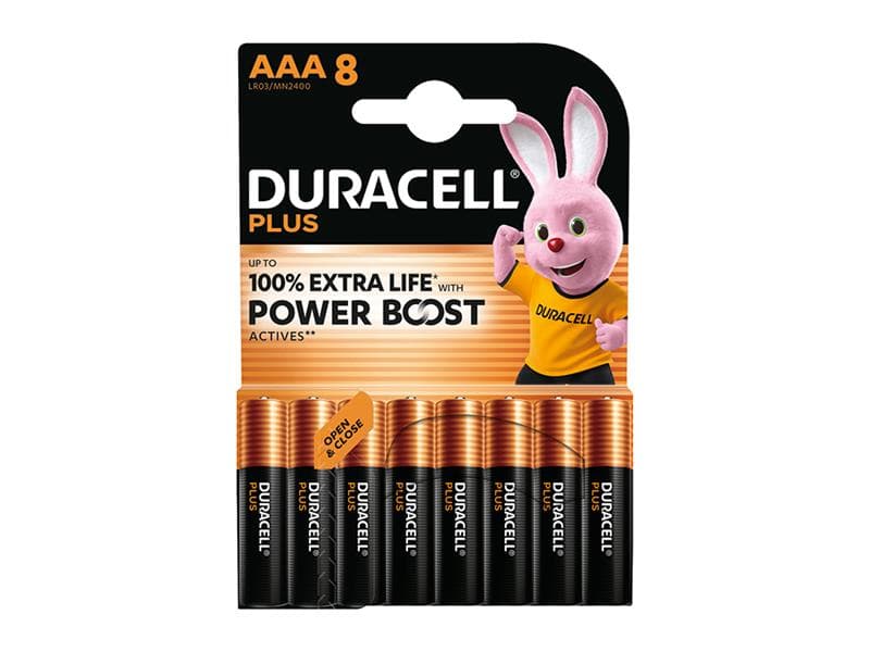 Duracell S30948 Plus Power + Power Boost Aaa X 8 S30948