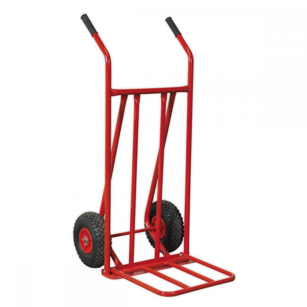 Sealey CST800 Sack Truck With Pneumatic Tyres Folding 150Kg Capacity