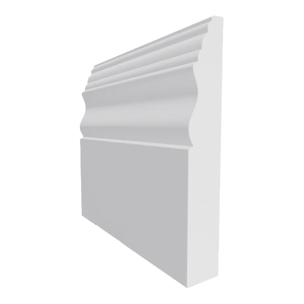 BuildingMaterials.co.uk Kings MDF Skirting Board Unprimed 4200mm x 145mm x 18mm
